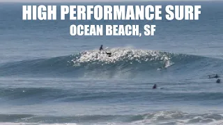 OCEAN BEACH SAN FRANCISCO, HIGH PERFORMANCE SURF [Raw Footage]