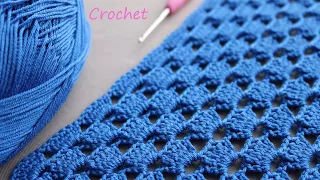 Самый простой УЗОР КРЮЧКОМ!!! легкое ВЯЗАНИЕ для новичков EASY Crochet for beginners