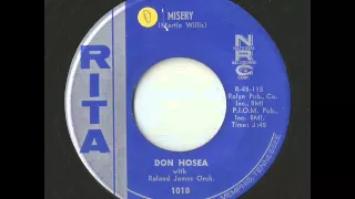 Don Hosea With Roland James Orch. - Misery (Rita)