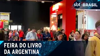 Feira do Livro da Argentina acontece em meio a crise no setor | SBT Brasil (02/05/24)