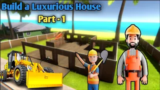 How to build a House is Ocean Is Home 2|Part-1|Ocean Is Home Life Simulator||#Survival#oceanishome2