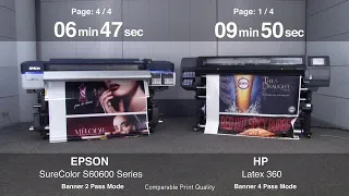 SureColor S60600 vs HP Latex 360 | A Productivity Comparison