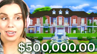 I built an enormous mansion in The Sims 4