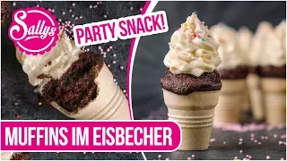 Muffins im Eisbecher / Perfekter Party Snack / Sallys Welt