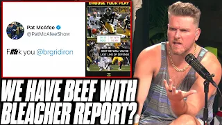 Pat McAfee Is In A Beef With Bleacher Report Gridiron