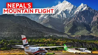Nepal's Thrilling Mountain Flight - STOL Aircraft Let-410 to Jomsom