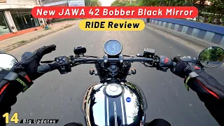 2023 Jawa 42 Bobber Black Mirror Detailed Review ~ On Road Price I Colors & Mileage