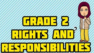 Grade 2 Social Studies|| Rights and Responsibilities|| lesson for Google classroom||By Tiny EdTech