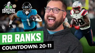 Early RB Rankings Countdown: 20-11 + Spurts & Bunches | Fantasy Football 2023 - Ep. 1393