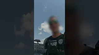 Cop tries to pull over another cop for speeding