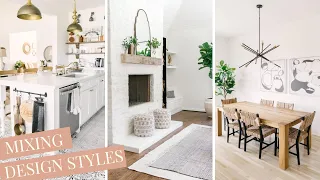 How to Mix Design Styles in Your Home - Interior Design Tips with Farmhouse Living