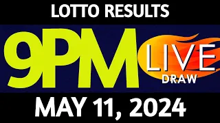 Lotto Result Today 9:00 pm draw May 11, 2024 Saturday PCSO LIVE
