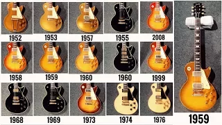 15 Vintage Gibson Les Paul Guitars Comparison! Years 52, 53, 55, 57, 58, 59, 60, 68, 69, 74, 76 etc