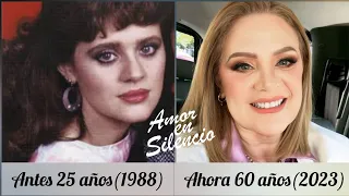 ASI LUCEN LOS ACTORES DE AMOR EN SILENCIO | ANTES Y DESPUÉS 2023