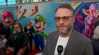 The Super Mario Bros Movie World Premiere Los Angeles - itw Seth Rogen (Official video)