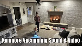 Living Room Vacuuming Sound & Video ASMR: Sleep, Relax, Calm White Noise With Kenmore Vacuum Cleaner