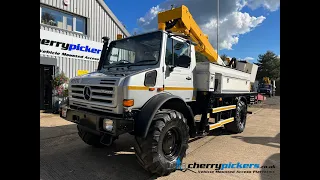 Mercedes Unimog U4000 Versalift Insulated Access Platfrom Cherry Picker | AE11 EXL