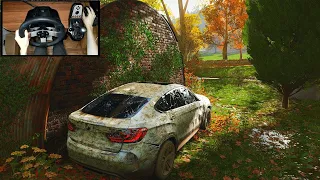 Forza Horizon 4 - BMW X6 M Steering Wheel + Shifter Gameplay | Logitech g29