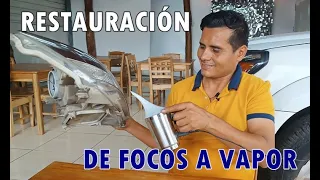 RESTAURACION DE FAROS A VAPOR