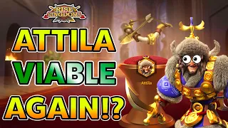 Attila Museum Buff Testing | Rise of Kingdoms