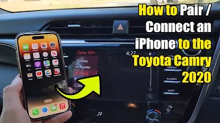 How to Pair/Connect an iPhone to the Toyota Camry 2020