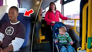 Black Man Gave Up His Seat To Pregnant Woman. A Minute Later, He Did Something Nobody Expected...