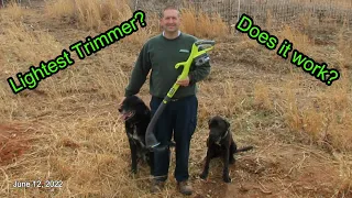 Ryobi Battery String Trimmer Unboxing, Assembly, and Review