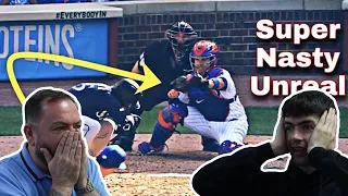 BRITISH FATHER AND SON REACTS! MLB - Super Nasty Pitches Unreal!