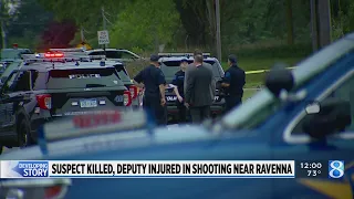 Sheriff: Suspect killed, deputy injured in shooting near Ravenna