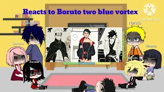 Uzumaki and Uchiha family reacts to Boruto two blue vortex