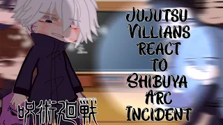 Jujutsu Villians react to Gojo Satoru || Shibuya Arc || Jujutsu Kaisen react