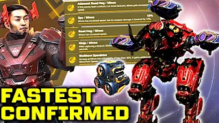 OMG! I Created The FASTEST Titan In the Game! OX MINOS w/ NEW SPEED Skills | War Robots WR