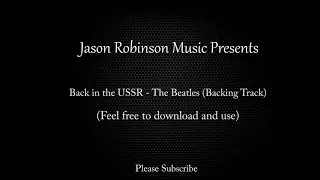 Back in the USSR - The Beatles - Backing Track