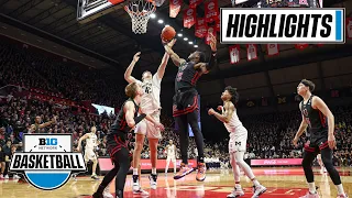 Michigan at Rutgers | Extended Highlights | Big Ten Men's Basketball | Feb. 23, 2023