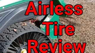 John Deere airless tire review after using them for a year.