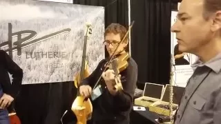 HP Lutherie at NAMM 2016, MIDI violin test