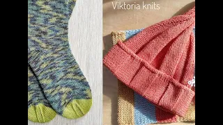 Длинный влог/Шапочно-носочный БУМ и не только/Готовые работы/Новые МК #вязовлог #knitting #knit