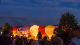 Bristol Balloon Fiesta 2016 Night Glow Timelapse