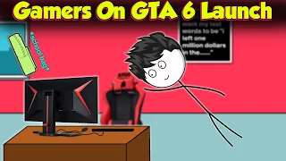 Gamers On The Day Of GTA 6 Launch Day/Event