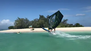 BASILE JACQUIN windsurf freestyle in New Caledonia