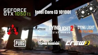 GTX 1050 TI + Intel Core I3 10100F test in 8 games