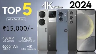 Top 5 Camera Phones Under 15000 [ May 2024 ] - 5G | 108MP OIS, 4K | Best Camera Phone Under 15000