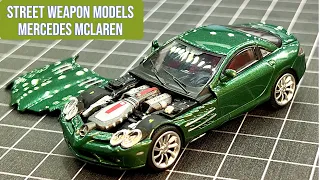 STREET WEAPON MODELS Mercedes McLaren. 399 pieces Worldwide. 1/64 Scale. MyCollection.
