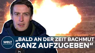 UKRAINE-KRIEG: Militärs wollen Bachmut womöglich aufgeben – "Stadt reinstes Schlachtfeld" - Hermes