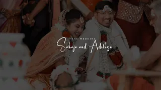 Sahaja & Aditya | Wedding Trailer | 4k | Candid | Shaadimubarak