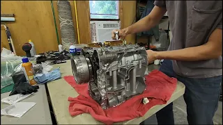 Seadoo Spark / Trixx Ace 900 Engine Assembly / Rebuild, Step by Step with Updated Crankshaft