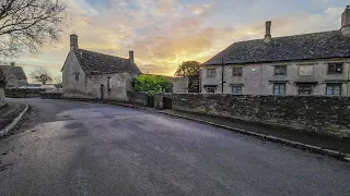 English Countryside & Village Sunrise Walk | 4K HDR