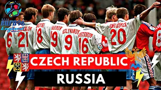 Russia vs Czech Republic 3-3 All Goals & Highlights ( UEFA EURO 1996 )