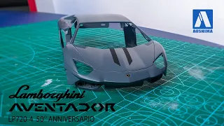 Aoshima 1/24 Lamborghini Aventador 50th Anniversary - Part 1