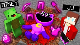 JJ and Mikey found CORPSE of CatNap Poppy Playtime Chapter 3 in Minecraft Maizen